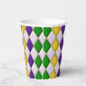 Hartglas Harlequin Pappbecher (Rechts)