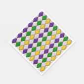 Hartglas Harlequin Serviette (Ecke)