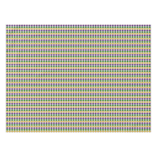 Hartglas Harlequin Tischdecke (Vorderseite (Horizontal))
