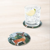 Hartglas - Hartglas Art Runder Pappuntersetzer (Vor Ort)