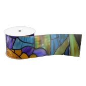 Hartglas Iris Print 2D Satinband (Spule)