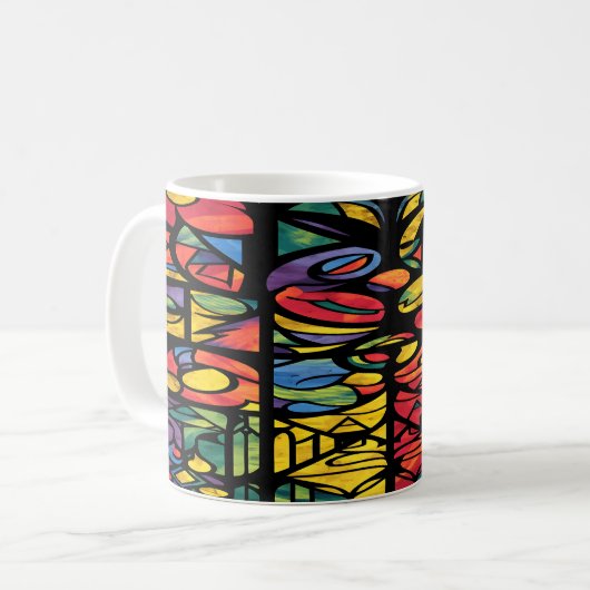 Hartglas Kaffeetasse (Vorderseite Links)