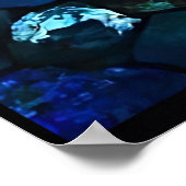 Hartglas Koi Harmony Poster (Ecke)