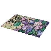 Hartglas-Lilly der Feldschneidplatte Schneidebrett (Ecke)