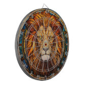 Hartglas Lion Dartboard Dartscheibe (Vorderseite Links)