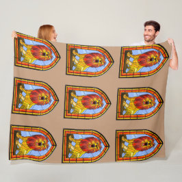 Hartglas Lion Fleecedecke