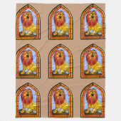 Hartglas Lion Fleecedecke (Vorderseite)