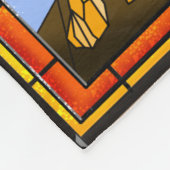 Hartglas Lion Fleecedecke (Ecke)