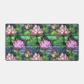 Hartglas Lotus Desk Mat Schreibtischunterlage (Vorderseite)