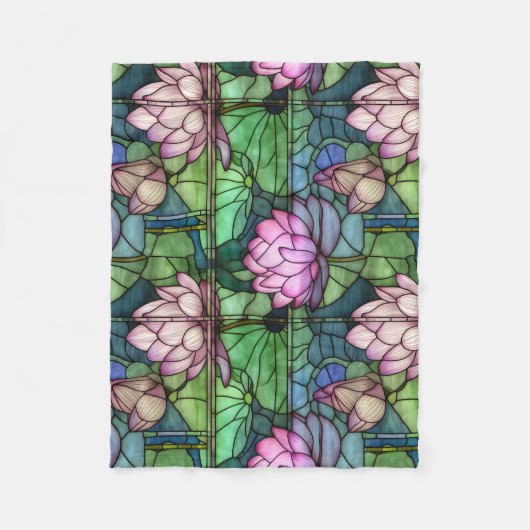 Hartglas Lotus Fleece Blanket (Vorderseite)