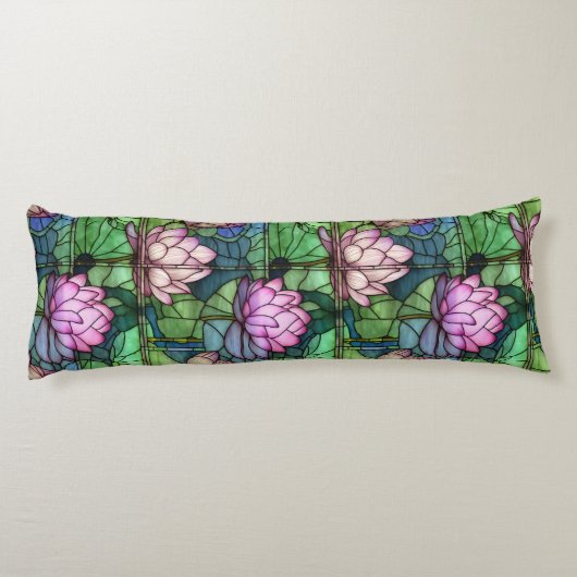 Hartglas Lotus Kissen (Rückseite)