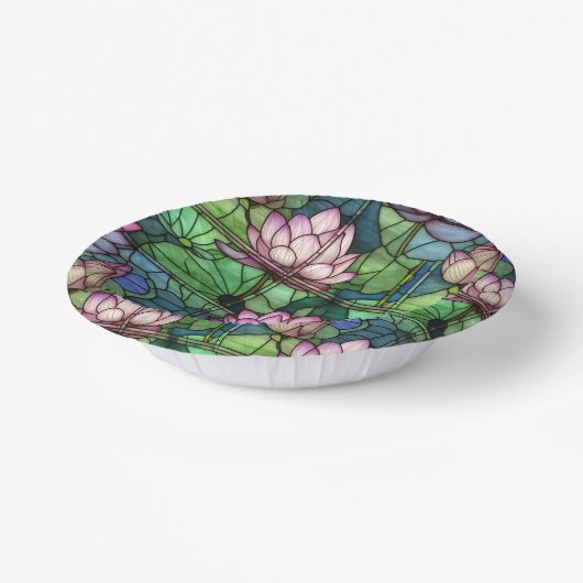 Hartglas Lotus Paper Bowls Pappteller (Gewinkelt)