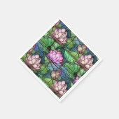 Hartglas Lotus Paper Napkins Serviette (Ecke)