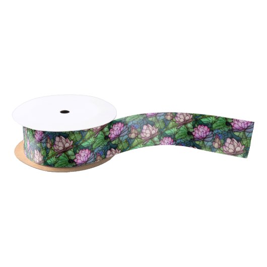 Hartglas Lotus Ribbon Satinband (Spule)