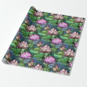 Hartglas Lotus Wrapping Paper Geschenkpapier (Ungerollt)