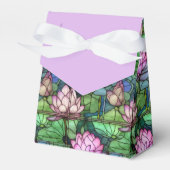 Hartglas Lotus Zelt-Stilkästen Geschenkschachtel (Vorderseite)