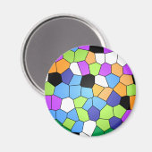 Hartglas Magnet (Vorderseite/Rückseite)