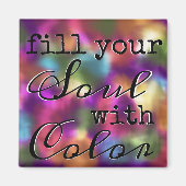 Hartglas Magnet (Vorne)