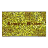 Hartglas Magnetische Visitenkarte (Vorderseite)