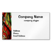 Hartglas Magnetische Visitenkarte (Vorderseite)