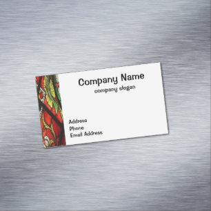 Hartglas Magnetische Visitenkarte