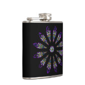 Hartglas Mandala Flask Flachmann (Rechts)
