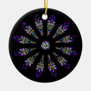 Hartglas Mandala Ornament