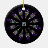 Hartglas Mandala Ornament (Hinten)