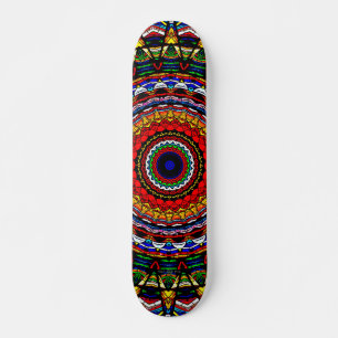 Hartglas Mandala Skateboard