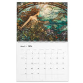Hartglas Mermaid Kalender (Mär 2026)