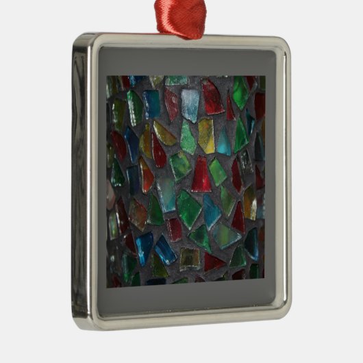 Hartglas-Ornament Ornament Aus Metall (Rechts)