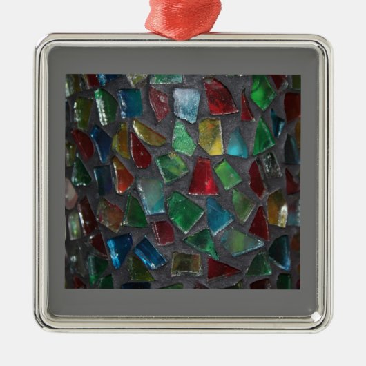 Hartglas-Ornament Ornament Aus Metall (Vorne)