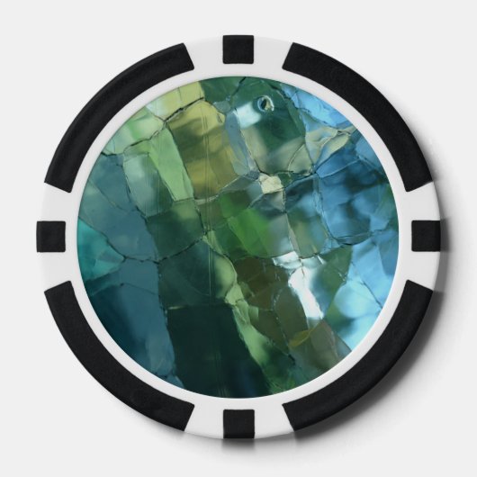 Hartglas Pokerchips (Vorderseite)