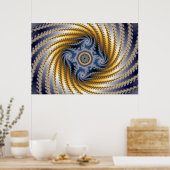 Hartglas Poster (Küche)