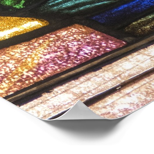 Hartglas-Poster Poster (Ecke)