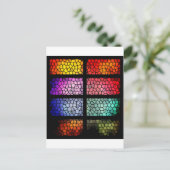 Hartglas Postkarte (Stehend Vorderseite)