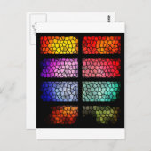 Hartglas Postkarte (Vorne/Hinten)