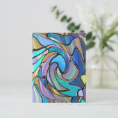 Hartglas Postkarte (Stehend Vorderseite)