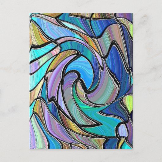 Hartglas Postkarte (Vorderseite)