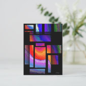 Hartglas Postkarte (Stehend Vorderseite)