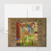 Hartglas Postkarte (Vorne/Hinten)