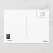 Hartglas Postkarte (Rückseite)