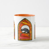 Hartglas Raven Tasse (Zentrum)