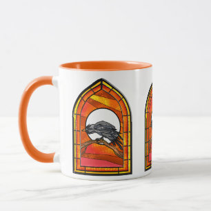 Hartglas Raven Tasse