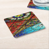 Hartglas Rechteckiger Pappuntersetzer (angewinkelt)