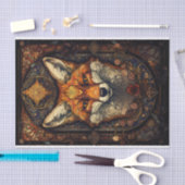 Hartglas Red Fox 2 Seidenpapier (Handwerk)