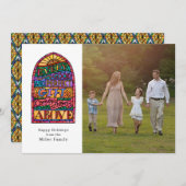 Hartglas | Religiöse Foto-Ferienkarte Feiertagskarte (Vorne/Hinten)