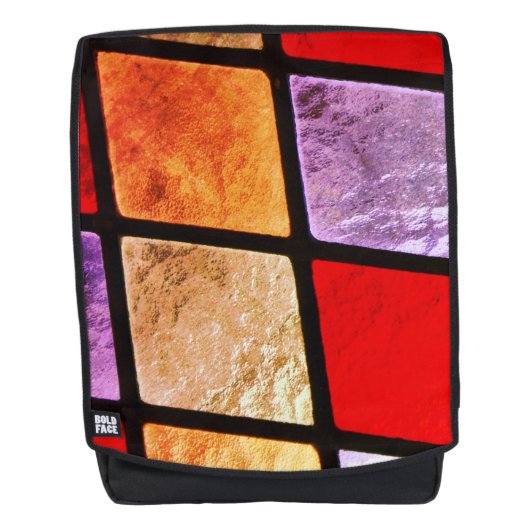 Hartglas Rucksack (Vorderseite)