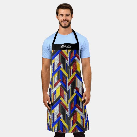 Hartglas Schürze (Getragen)