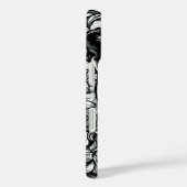 Hartglas Schwarzweißleopard Case-Mate iPhone Hülle (Rückseite / Rechts)